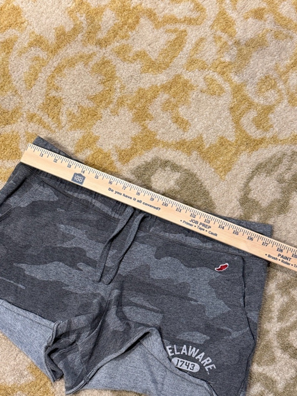 League Gray Camo Athletic Shorts Women's - Picture 8 of 9